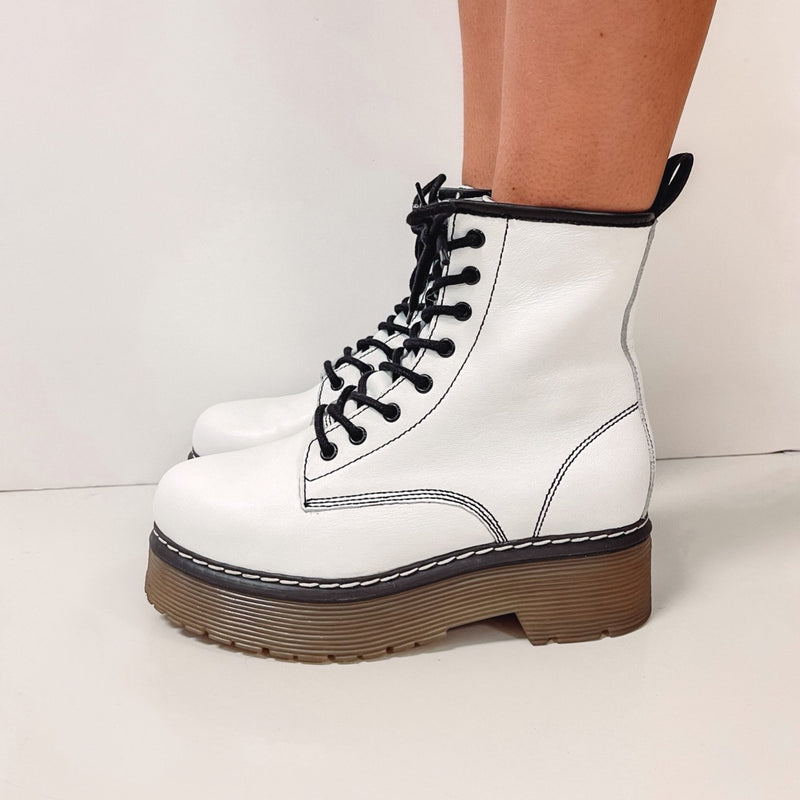 Blaze Platform Combat Boots