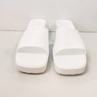 Polly Slide Heel - White