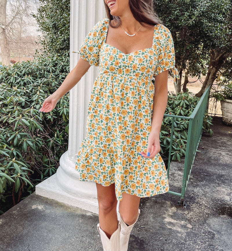 Jade Babydoll Dress