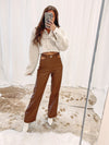 Brown Leather Pants