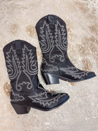 Utica Black Boot