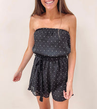 Star Print Romper