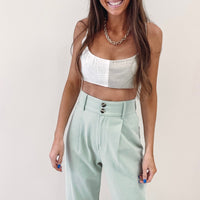 Two Toned Crop Top