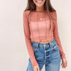 Poppy Mesh Top