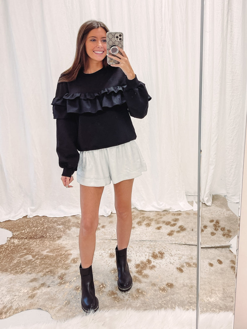 Ruffle Pullover