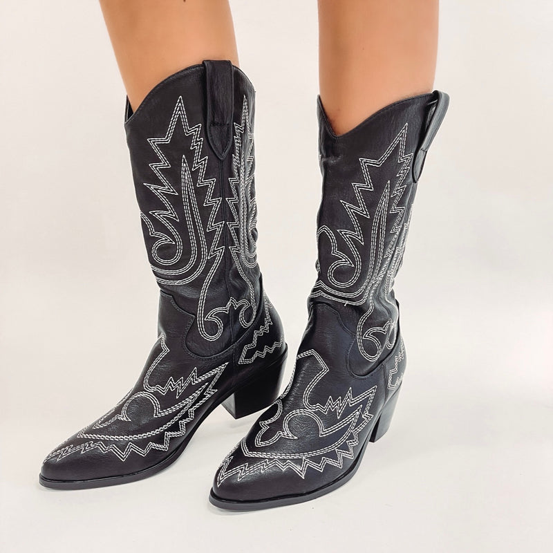 Utica Black Boot