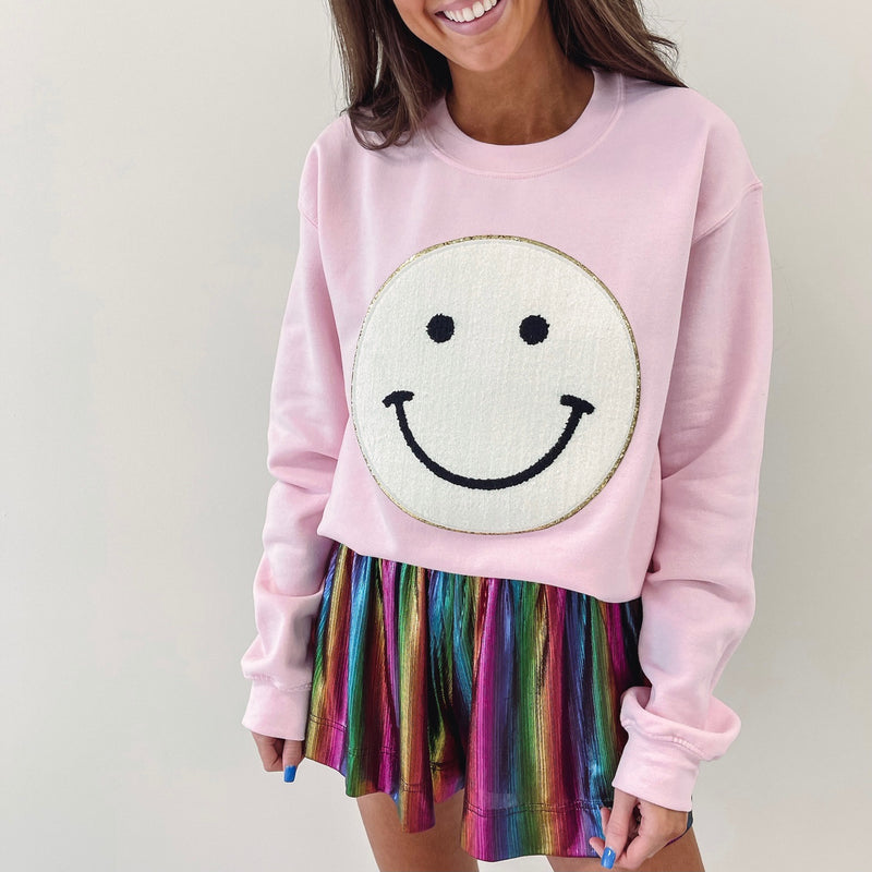 Smile Patch Pullover