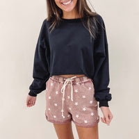 Star Print Lounge Shorts