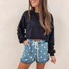 Star Print Lounge Shorts