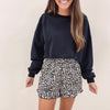 Leopard Print Sleep Shorts