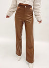 Brown Leather Pants