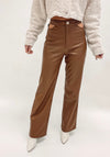 Brown Leather Pants