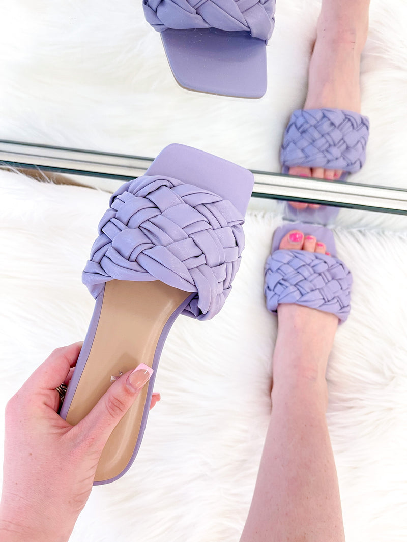 Lavender Woven Sandal