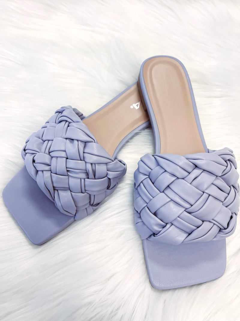 Lavender Woven Sandal