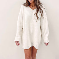 Amanda Sweater Tunic - Cream