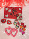 Multi-Color Heart Earrings