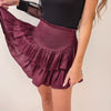 Smocked Skirt - Burgundy