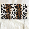 Dot Cheetah Crossbody + Clutch