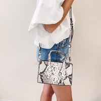 Mini Snakeprint Bag/Crossbody