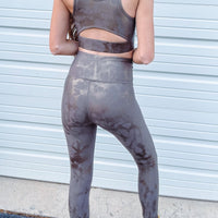 Metallic Mocha Leggings