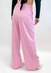 Pink Pleated Pants