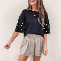 Adair Shorts - Silk Taupe