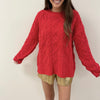 Alexis Red Sweater