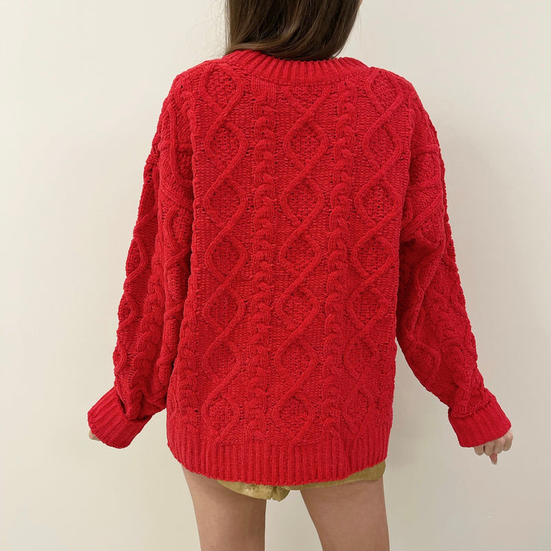 Alexis Red Sweater