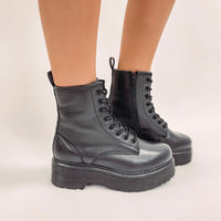 Blaze Combat Boots - Black