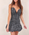 Tweed Ruffle Mini Dress