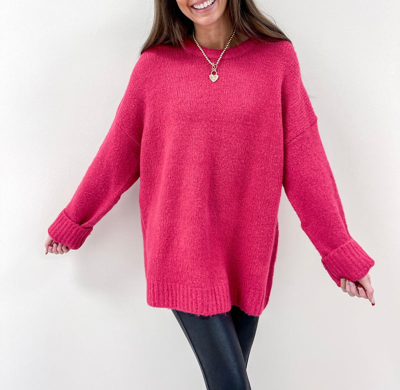 Harper Hot Pink Sweater