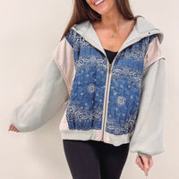 Miranda Quilted Mix Jacket