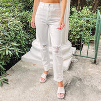 White Mom Jeans