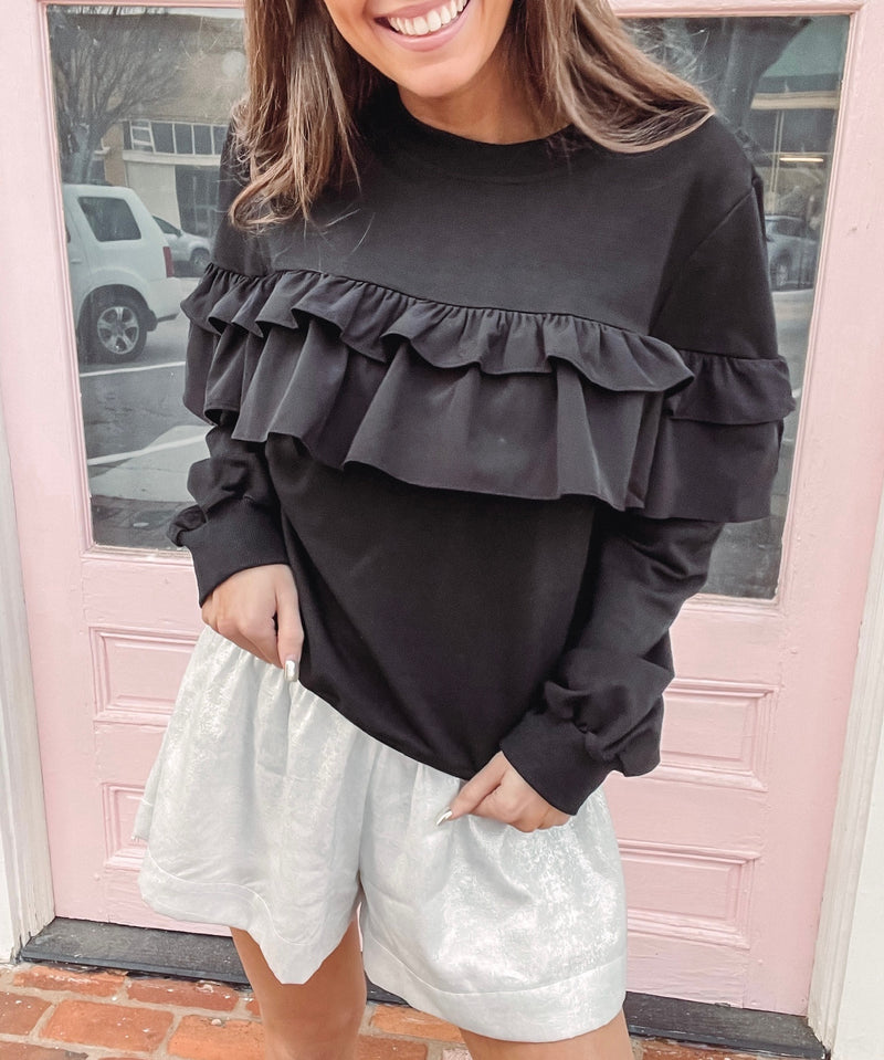 Ruffle Pullover