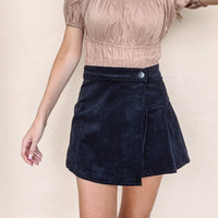 Corduroy Mini Skort