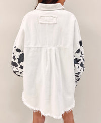 Cowprint Shacket