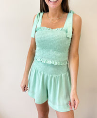 Adair Smocked Shorts (Multiple Colors)