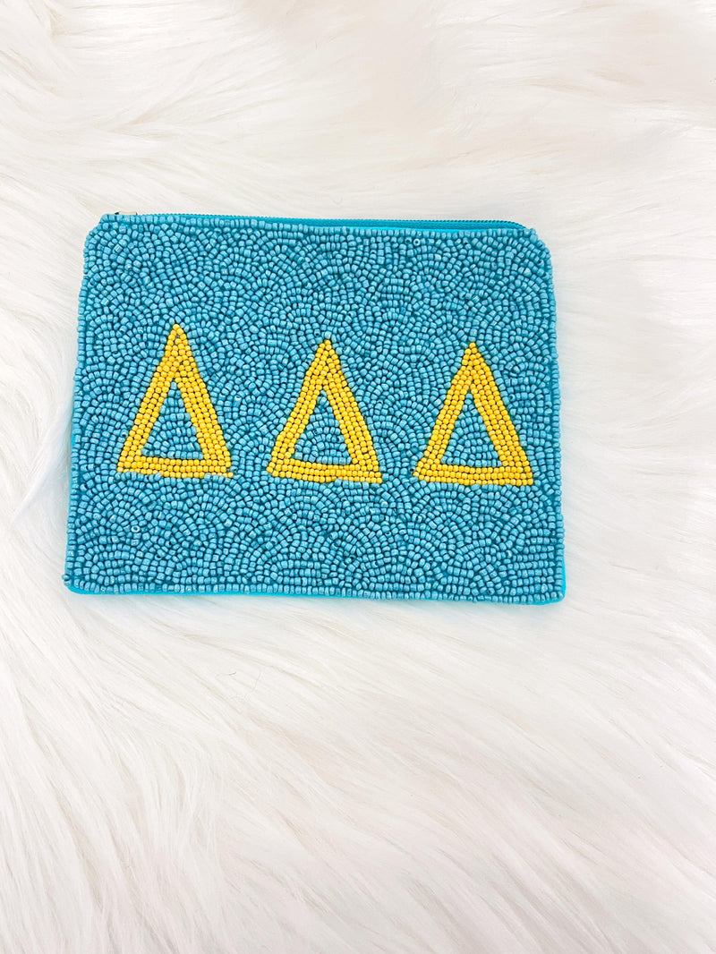 Sorority Beaded Pouches