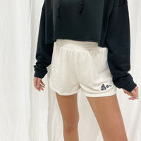 Embroidered Butterfly Lounge Shorts