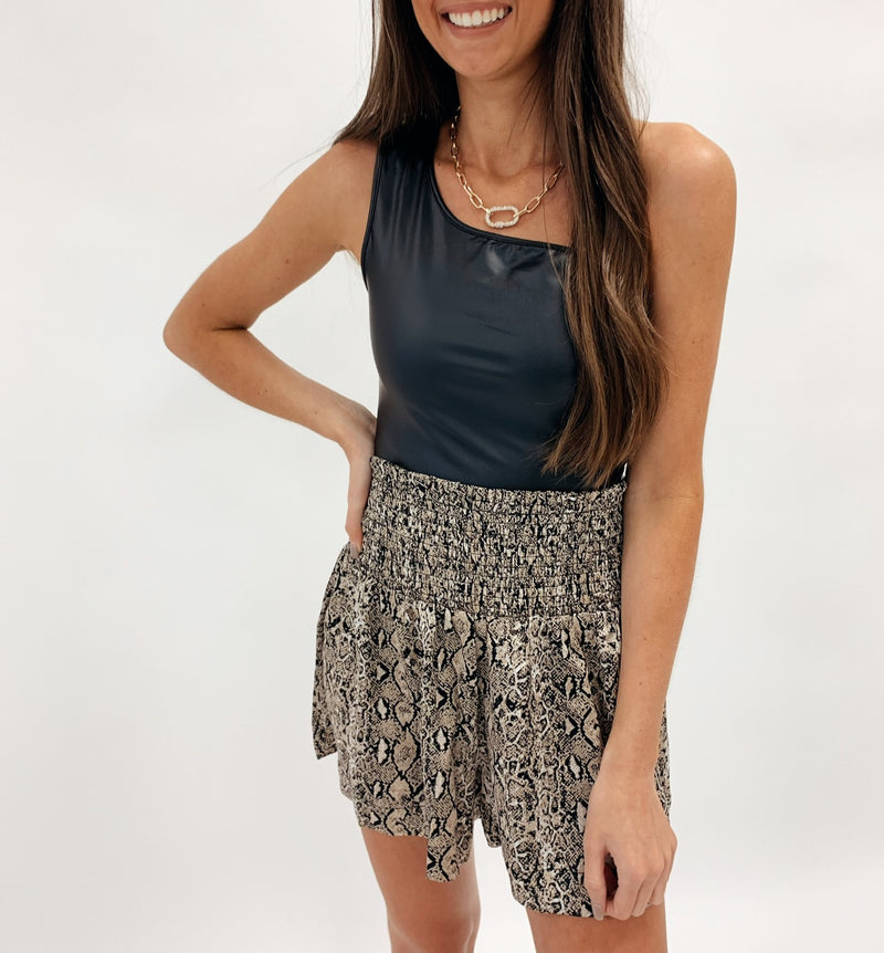 Adair Snakeprint Shorts