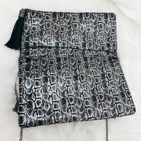 The Christine Snakeskin Crossbody