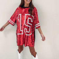 Red Sparkle Jersey