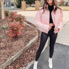 Light Pink Puffer Jacket