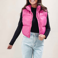 Pink Puffer Vest