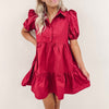 Vance Dress - Burgundy