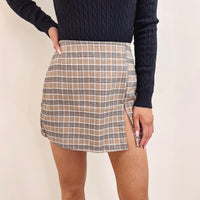 Dylan Plaid Skirt