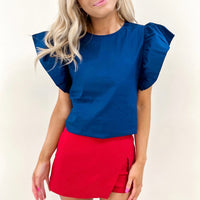 Michelle Ruffle Top