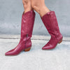 Brooke Burgundy Boots