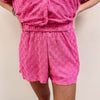 Pink Terry Cloth Lounge Set