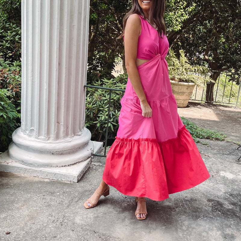 Fuchsia Maxi Dress